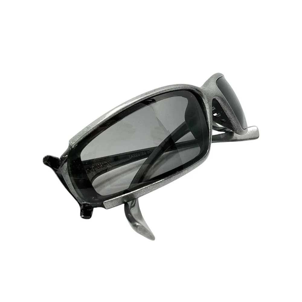 Nike Interchange Monza Sport Sunglasses EA0004 004 Silver BlackObsidian Colorway